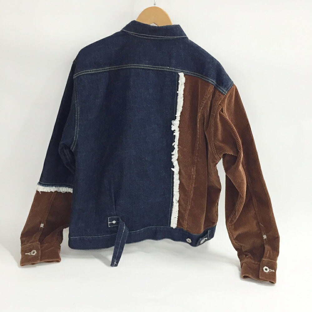 ROTOL Denim Corduroy Jacket Multi Size 3