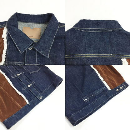 ROTOL Denim Corduroy Jacket Multi Size 3