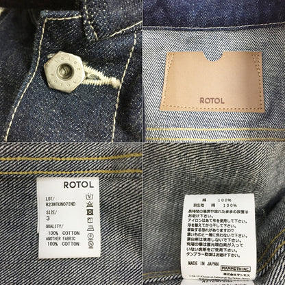 ROTOL Denim Corduroy Jacket Multi Size 3
