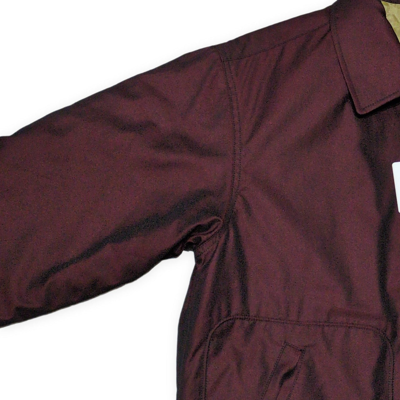 THE FLAT HEAD Red Giza Gabardine Drizzler Jacket Size 40
