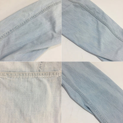 KENZO Back Logo Patch Denim Work Jacket Blue Size M