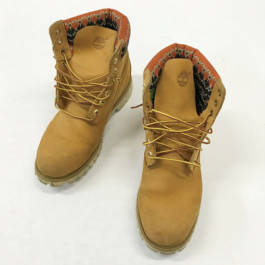 Timberland Beige Lace-Up Boots Size 28.0