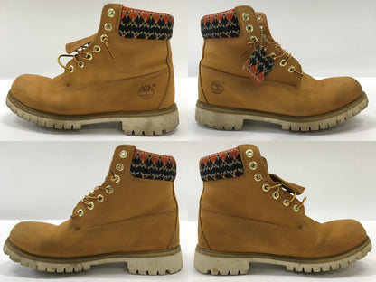 Timberland Beige Lace-Up Boots Size 28.0