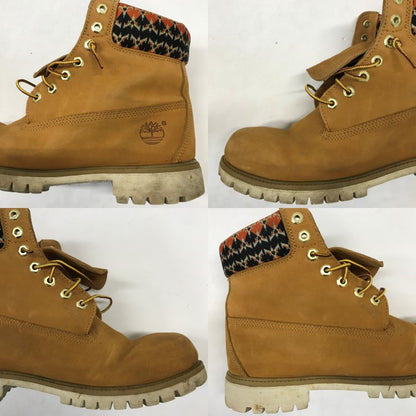 Timberland Beige Lace-Up Boots Size 28.0