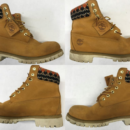 Timberland Beige Lace-Up Boots Size 28.0