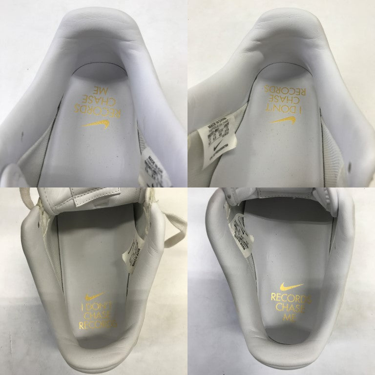 NIKE Air Force 1 Low CR7 White Gold Sneakers Size 27.5