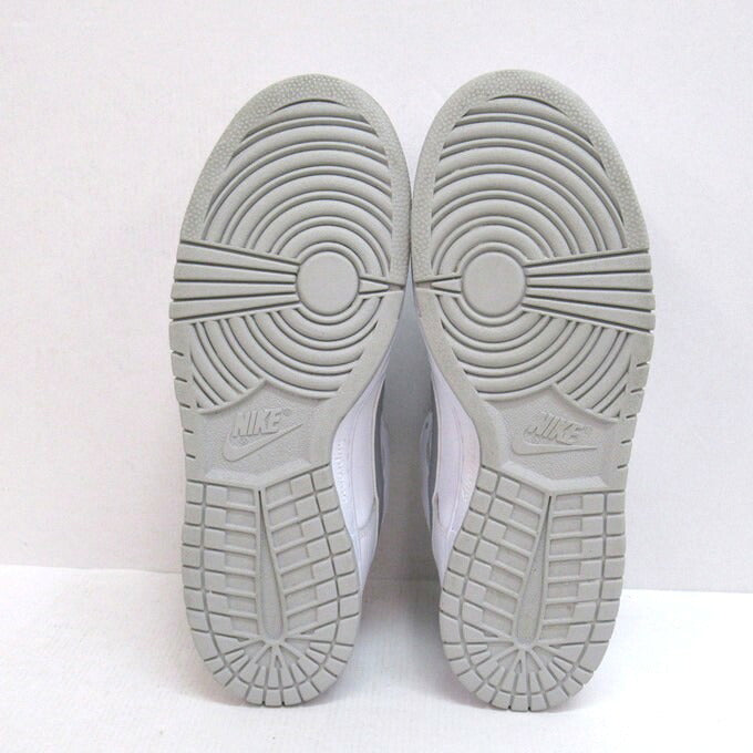 SUPREME x NIKE SB Dunk Low White Silver Sneakers Size 26.5cm