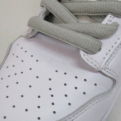 SUPREME x NIKE SB Dunk Low White Silver Sneakers Size 26.5cm