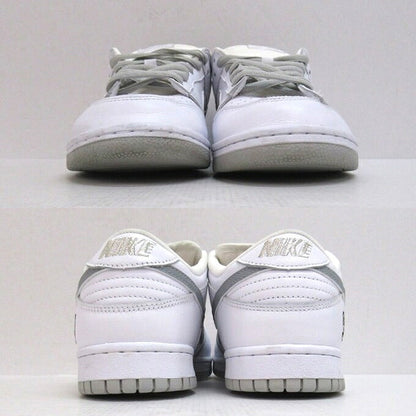 SUPREME x NIKE SB Dunk Low White Silver Sneakers Size 26.5cm