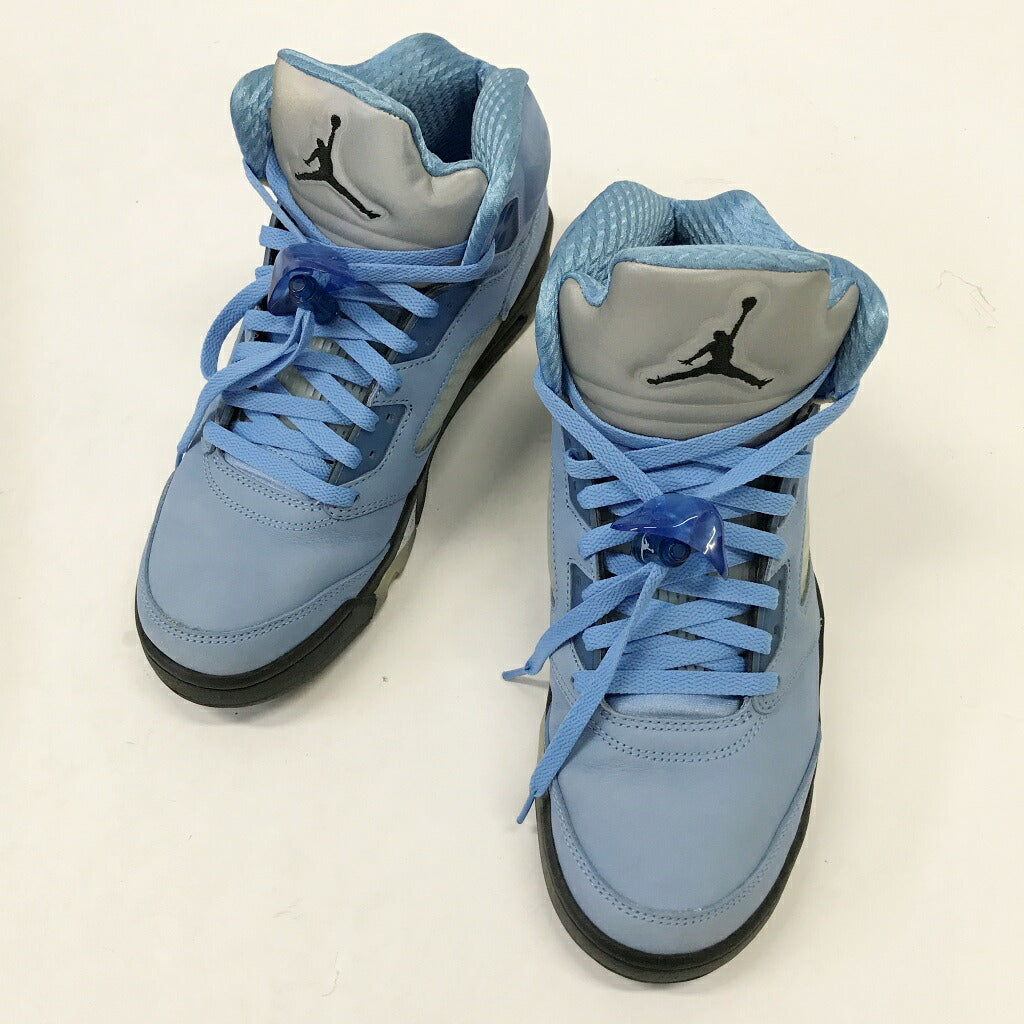 NIKE Air Jordan 5 Retro SE Blue Sneakers Size 27.5