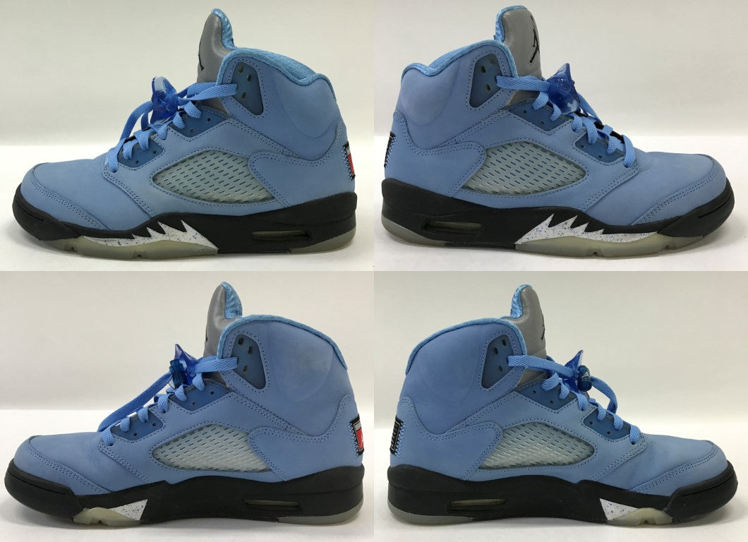 NIKE Air Jordan 5 Retro SE Blue Sneakers Size 27.5