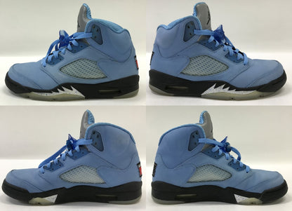 NIKE Air Jordan 5 Retro SE Blue Sneakers Size 27.5
