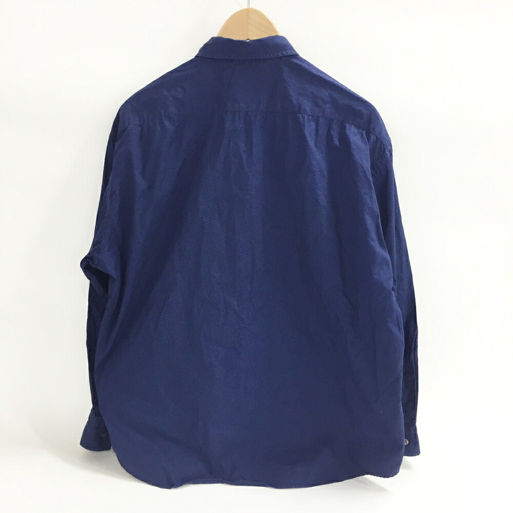 Porter Classic Roll Up Dot Shirt Navy Size M