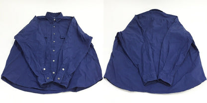 Porter Classic Roll Up Dot Shirt Navy Size M