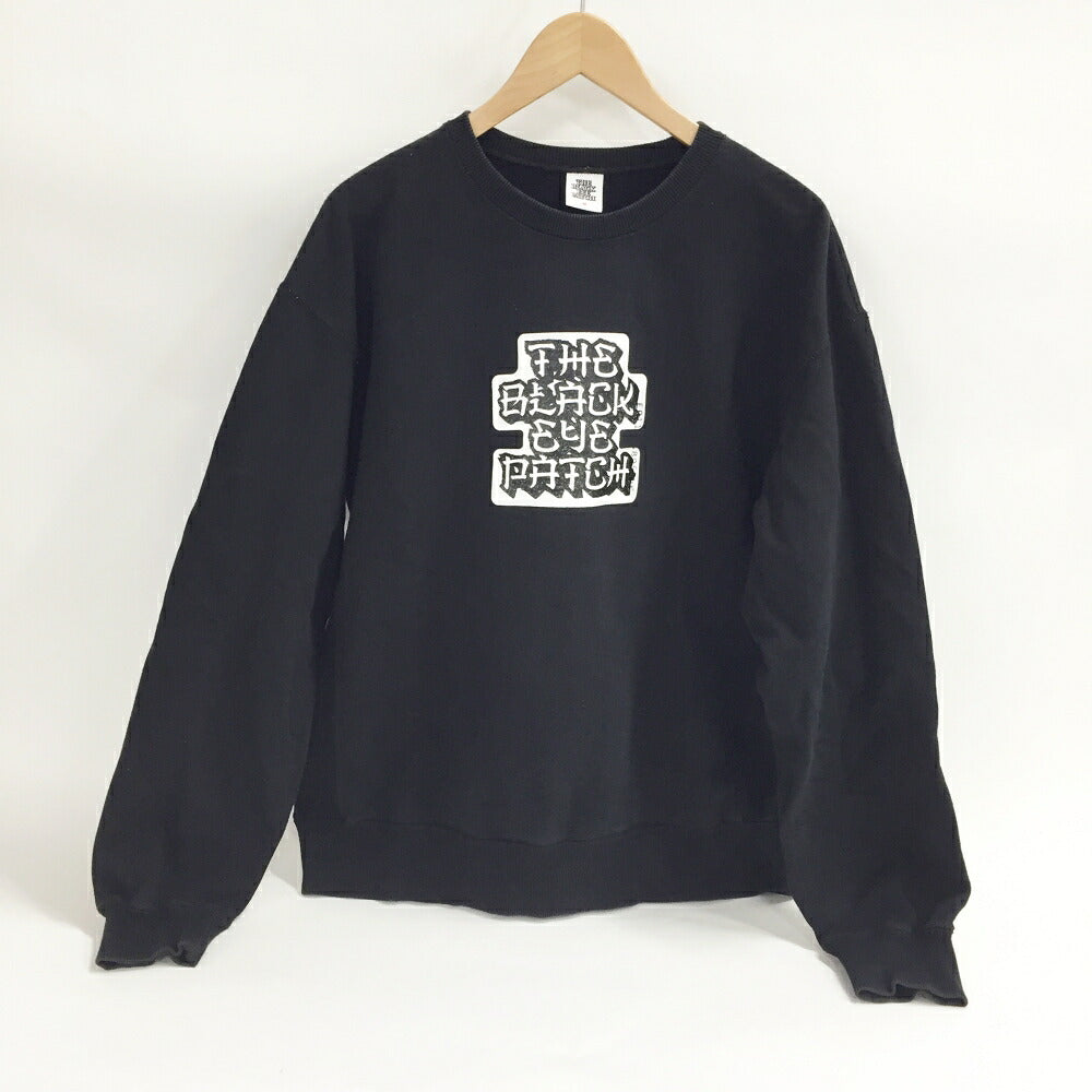 THE BLACK EYEPATCH Printed Sweatshirt Black Size M