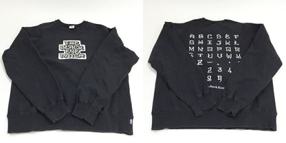 THE BLACK EYEPATCH Printed Sweatshirt Black Size M