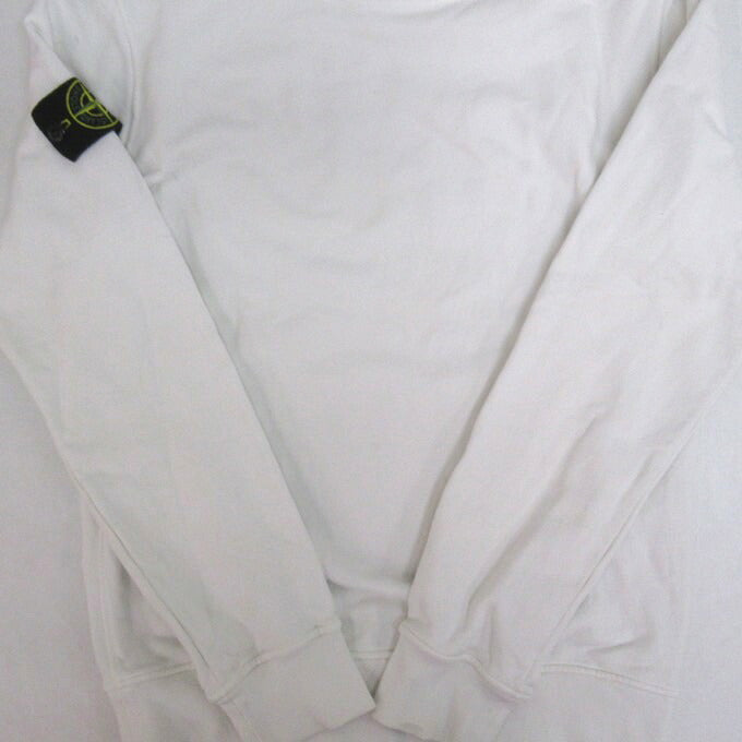 STONE ISLAND Garment Dyed Sweatshirt White Size M