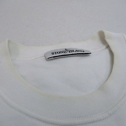 STONE ISLAND Garment Dyed Sweatshirt White Size M