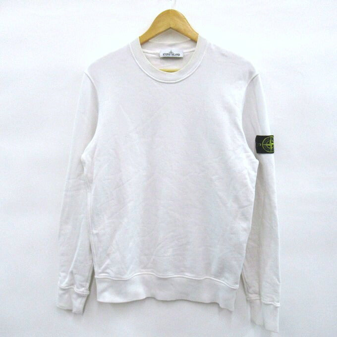 STONE ISLAND Garment Dyed Sweatshirt White Size M