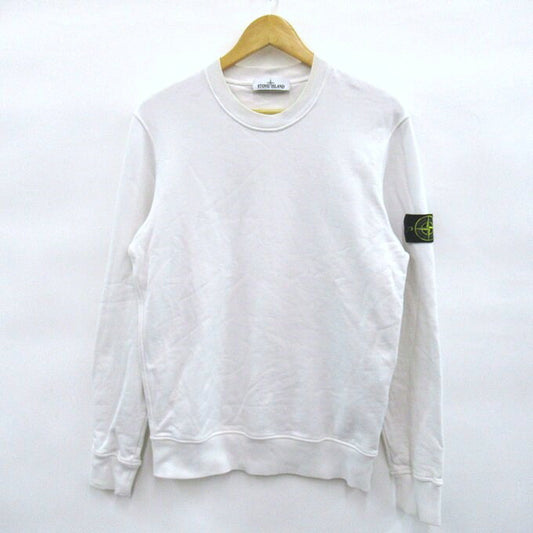 STONE ISLAND Garment Dyed Sweatshirt White Size M