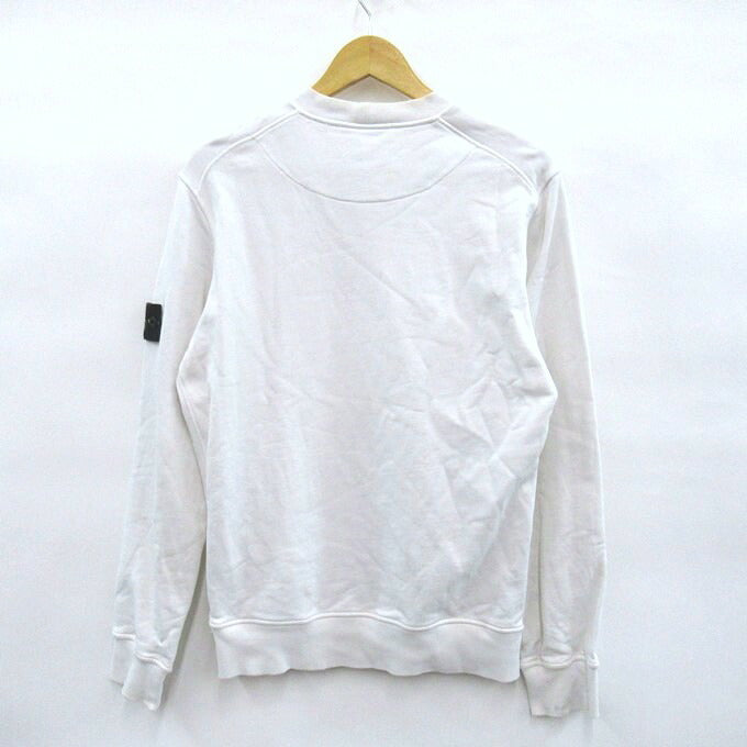 STONE ISLAND Garment Dyed Sweatshirt White Size M