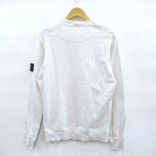STONE ISLAND Garment Dyed Sweatshirt White Size M