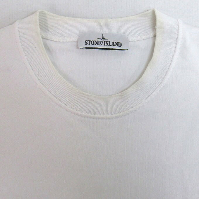 STONE ISLAND Garment Dyed Sweatshirt White Size M
