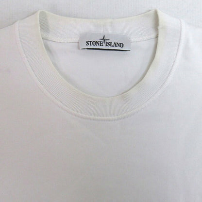 STONE ISLAND Garment Dyed Sweatshirt White Size M