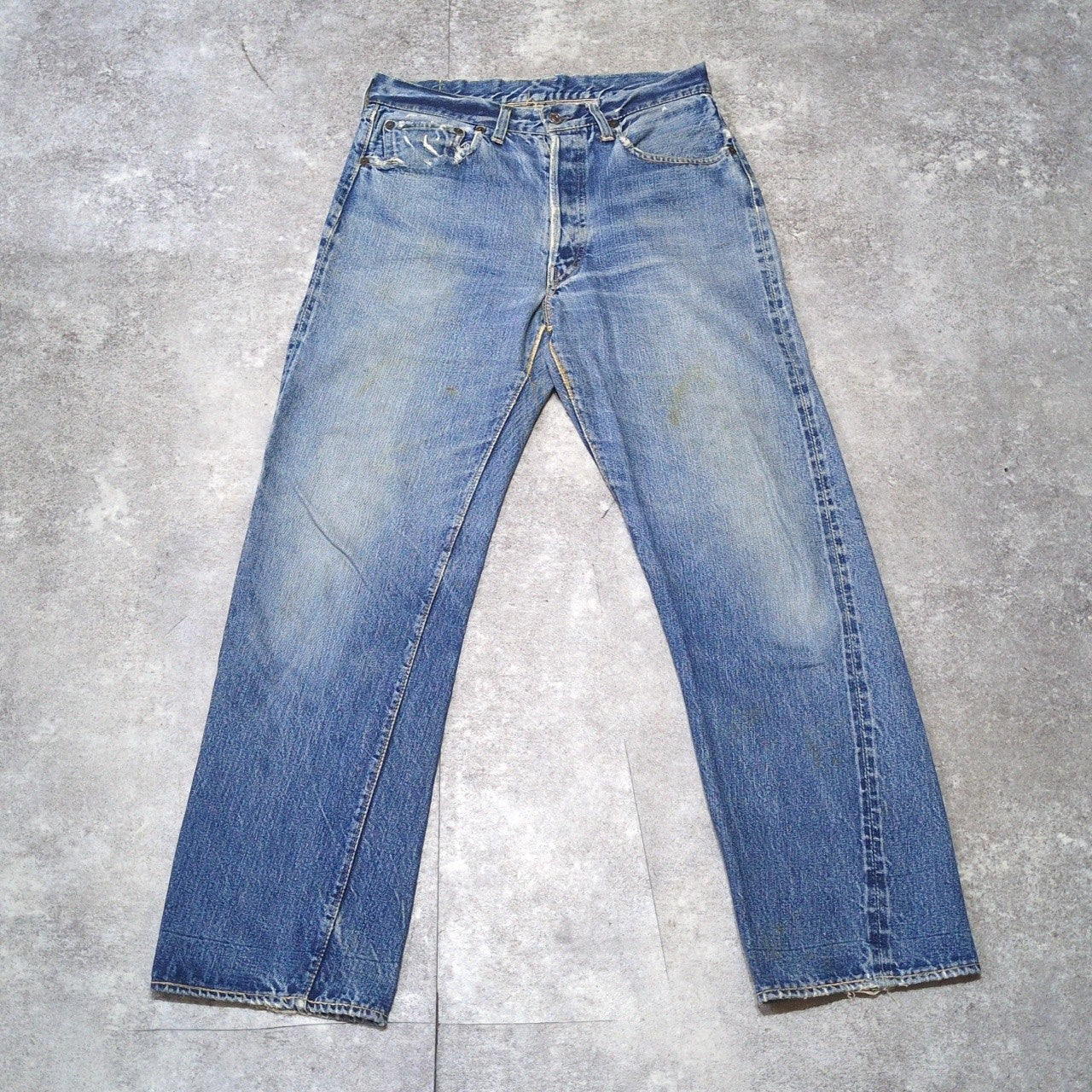 LEVI'S 50s Vintage 501XX Hidden Rivet Denim Jeans Size W31