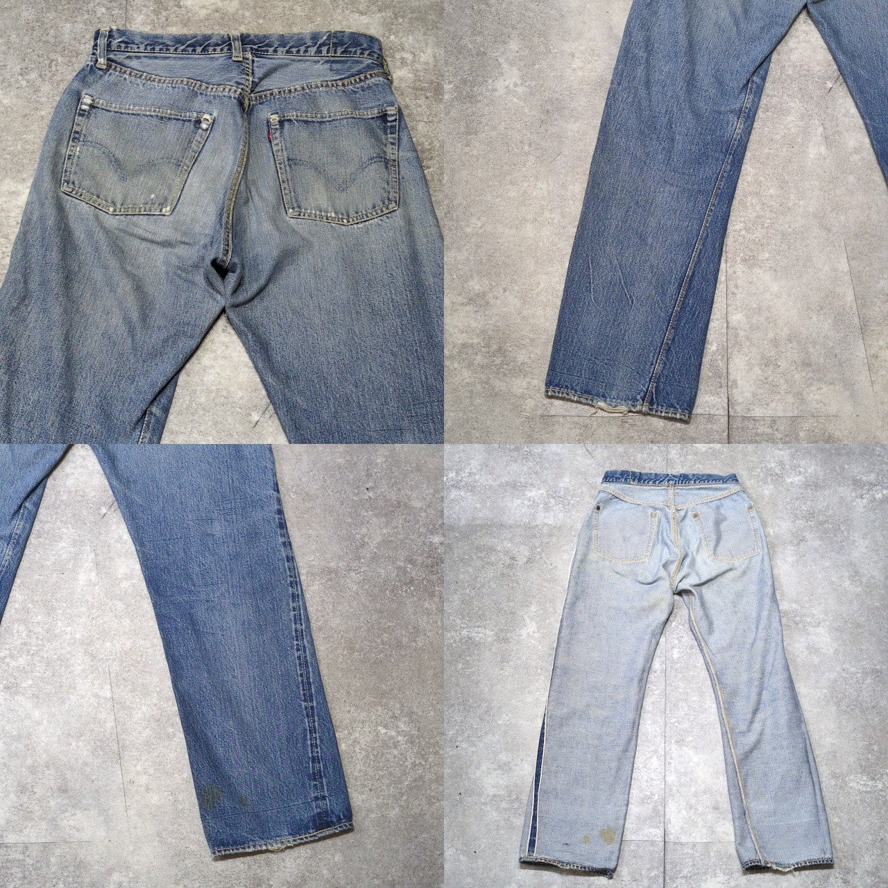 LEVI'S 50s Vintage 501XX Hidden Rivet Denim Jeans Size W31