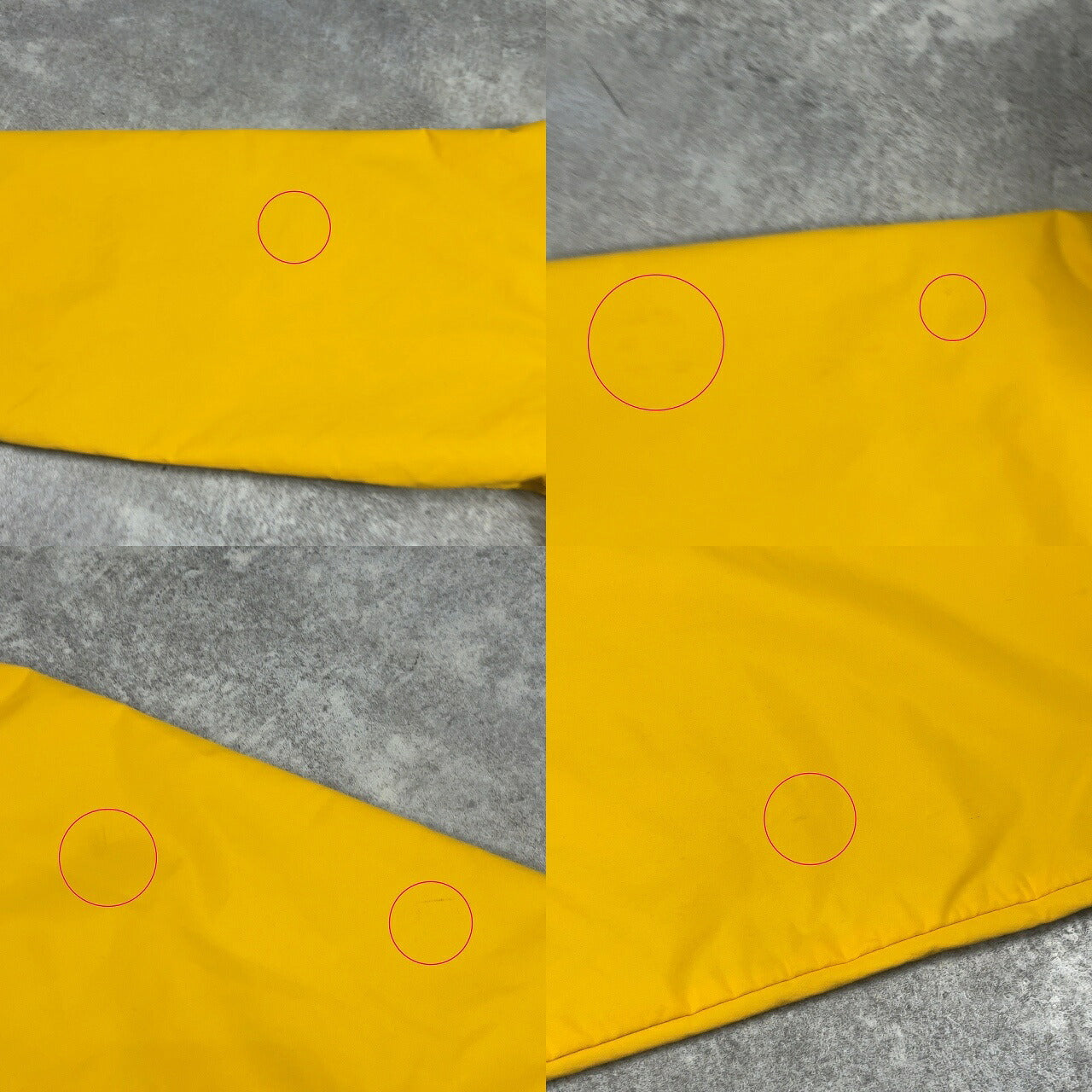 L.L. Bean 90s Vintage USA Yellow Nylon Fleece Jacket Size S