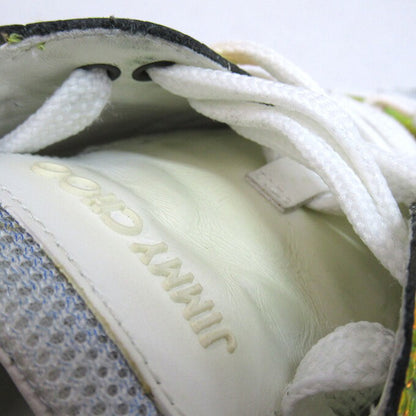 JIMMY CHOO Raine Metallic Multi Sneakers Size EU 42