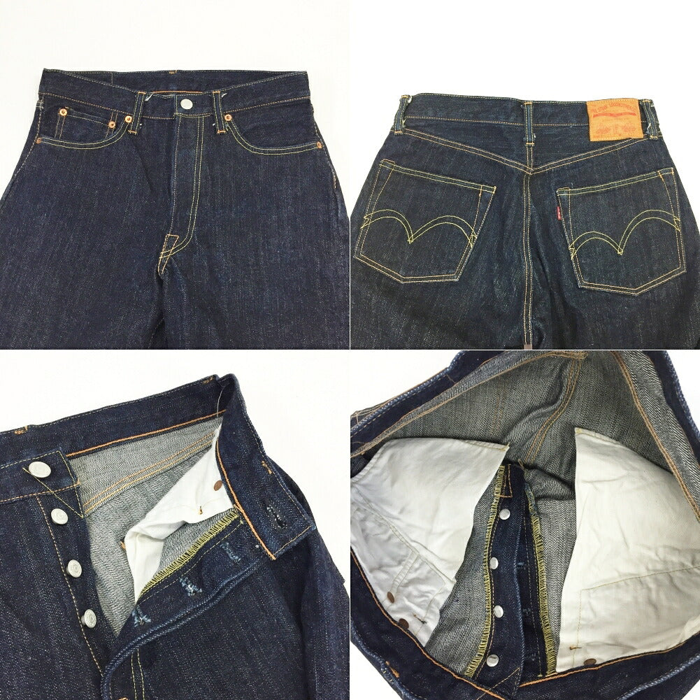 THE STEAM LOCOMOTIVE Button Fly Denim Indigo Size 31