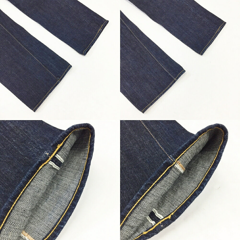 THE STEAM LOCOMOTIVE Button Fly Denim Indigo Size 31
