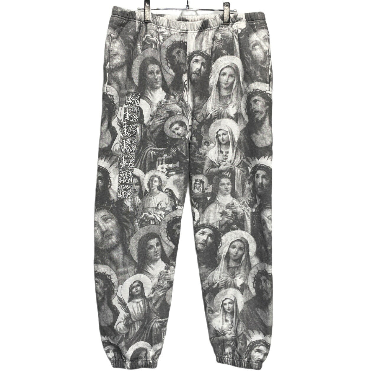 Supreme 18AW Jesus and Mary Cotton Sweatpants Gray Size XL