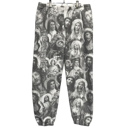 Supreme 18AW Jesus and Mary Cotton Sweatpants Gray Size XL