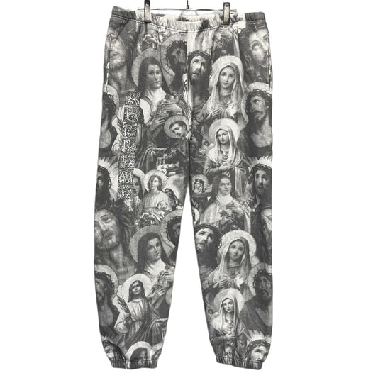 Supreme 18AW Jesus and Mary Cotton Sweatpants Gray Size XL