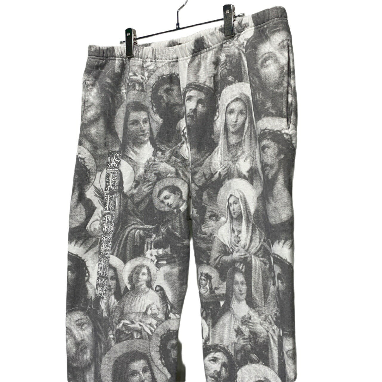Supreme 18AW Jesus and Mary Cotton Sweatpants Gray Size XL