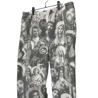 Supreme 18AW Jesus and Mary Cotton Sweatpants Gray Size XL