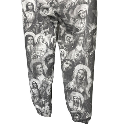 Supreme 18AW Jesus and Mary Cotton Sweatpants Gray Size XL
