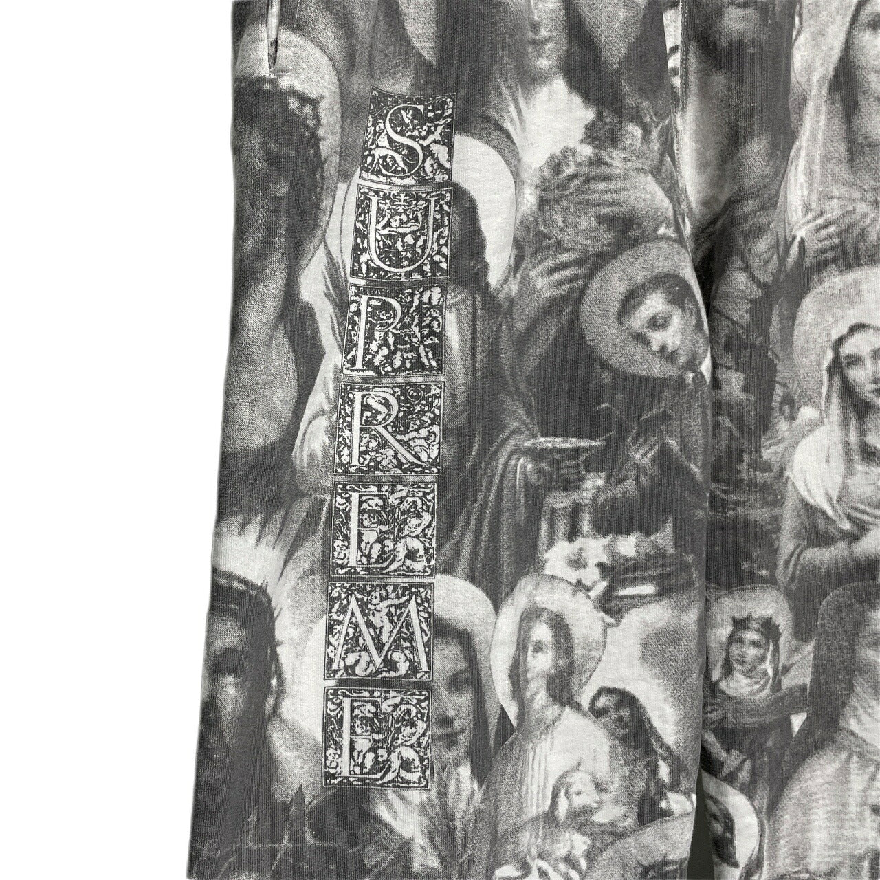 Supreme 18AW Jesus and Mary Cotton Sweatpants Gray Size XL