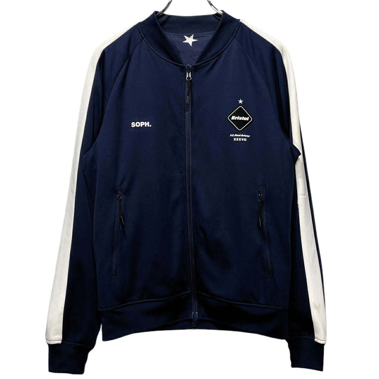 F.C.Real Bristol 17AW Reversible PDK Jacket Navy Size S
