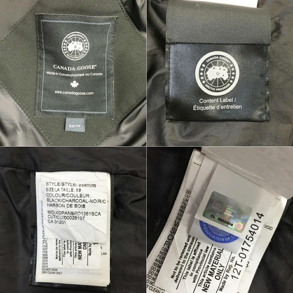 CANADA GOOSE Emory Down Parka Black Size XS