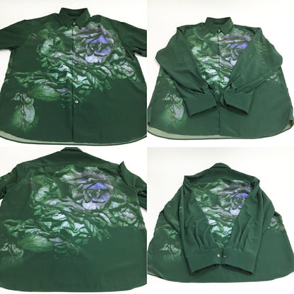 LAD MUSICIAN Rain Flower Big Shirt Green Size 44