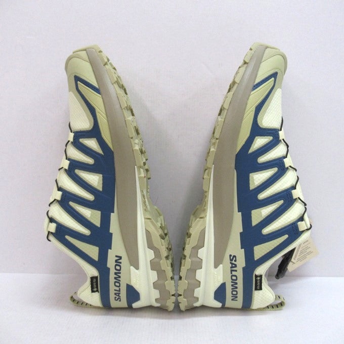 SALOMON XA PRO 3D V9 GTX Beige/Navy Sneakers Size 27cm
