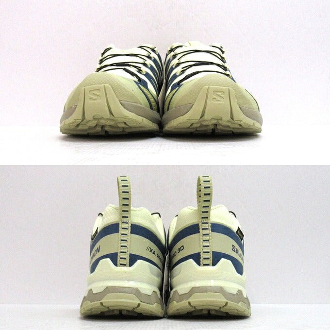 SALOMON XA PRO 3D V9 GTX Beige/Navy Sneakers Size 27cm