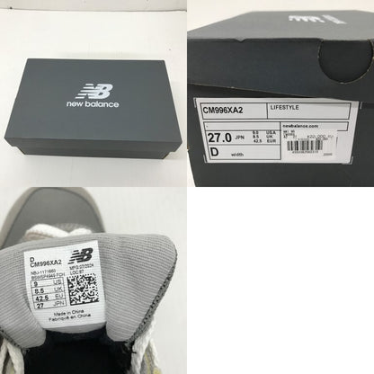 new balance 996 CM996X Gray Sneakers Size 27