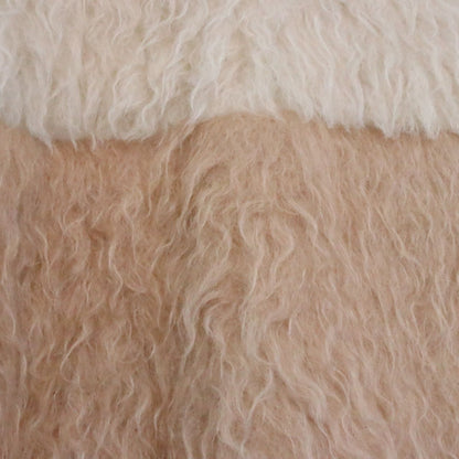 OUAT Oversized Mohair Wool Vest Beige Size 1