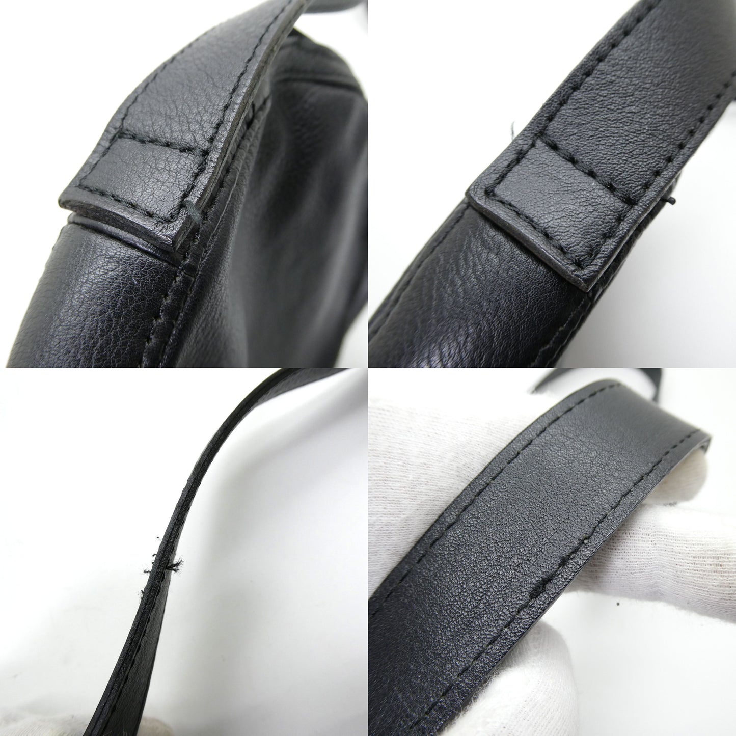 CLASKA DO MARU Leather Shoulder Bag Black Size ONE SIZE