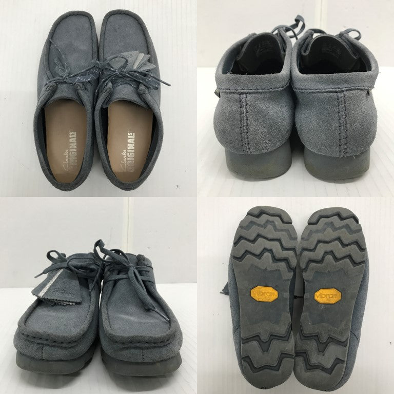 Clarks Wallabee Boots Gray Size 26